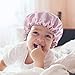 3 Pieces Kids Satin Bonnet Adjustable Sleeping Cap Reversible Satin Cap for Teens Toddler Child (Classic Color)