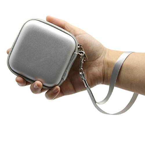 SURDARX Chip Card Reader Scanner Case, Hard Carrying Bag Holder for EMV Chip Cards/Apple Pay/Android Pay/More (Silver)