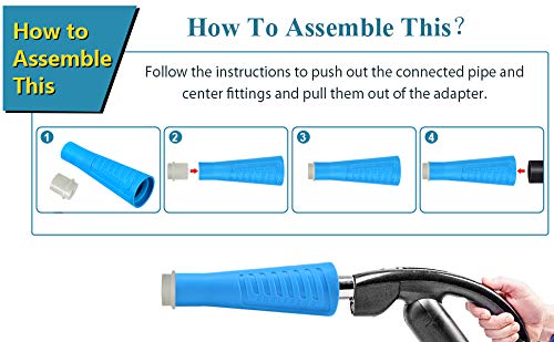 BoxLegend Universal Adapter Flexible Tiny Tubes Dust Daddy, Vacuum Hose Connector with Adapter Joint, Vacuum Cleaner Pipe Vent Port Tool Vacuum Accessories Fit Most Vacuums Attachment