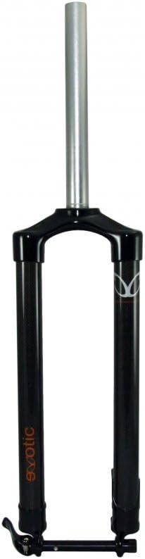 eXotic Rigid Carbon 3K Fork Includes 15mm Quick Release PM Disc 44.5 46.5 49.0cm