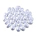 CCINEE 34pcs Natural White Foam, 2.75 Inches Polystyrene Craft Foam Balls Eggs Craft Egg for Art Crafts 7cm Easter Eggs Decoration