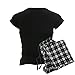 CafePress - Castiel Supernatural Women's Dark Pajamas - Womens Novelty Cotton Pajama Set, Comfortable PJ Sleepwear
