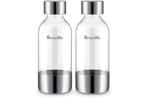 Breville the InFizz™ Bottles 0.6L - 2 Pack, compatible with the InFizz™ Aqua and InFizz™ Fusion (BCA600/BCA800)