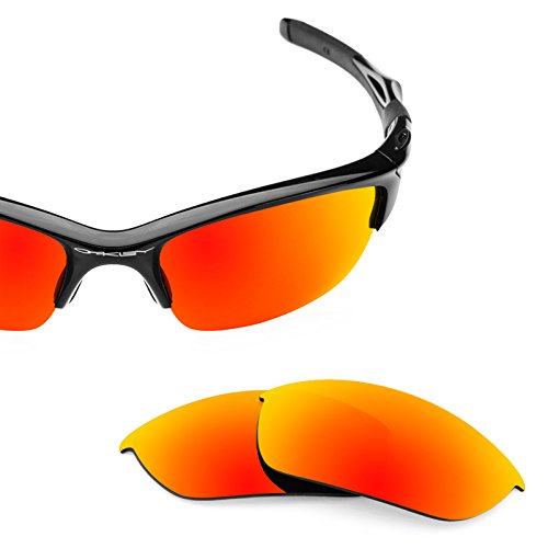 Revant Replacement Lenses for Oakley Half Jacket 2.0 Polarized Fire Red MirrorShield