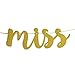 CC Party Co. MISS TO MRS Gold Glitter Cursive Banner with Diamond Ring Detail | bachelorette party | bridal shower | engagement party | wedding shower |