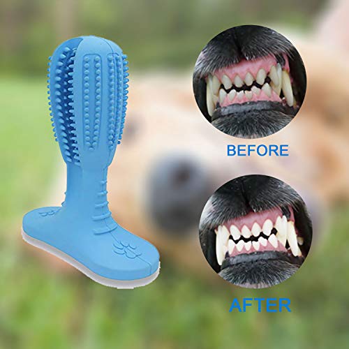 LAROSA MEDICAL Dog Chew Toothbrush - 2019 Upgraded Dog Toothbrush Toy - Safe, Non-Toxic and Durable Dog Toothbrush Stick - Best Dog Toothbrush