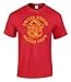 US Marines Sgt Carter Bulldog Graphic Officially Licensed T Shirt Red Extra Large