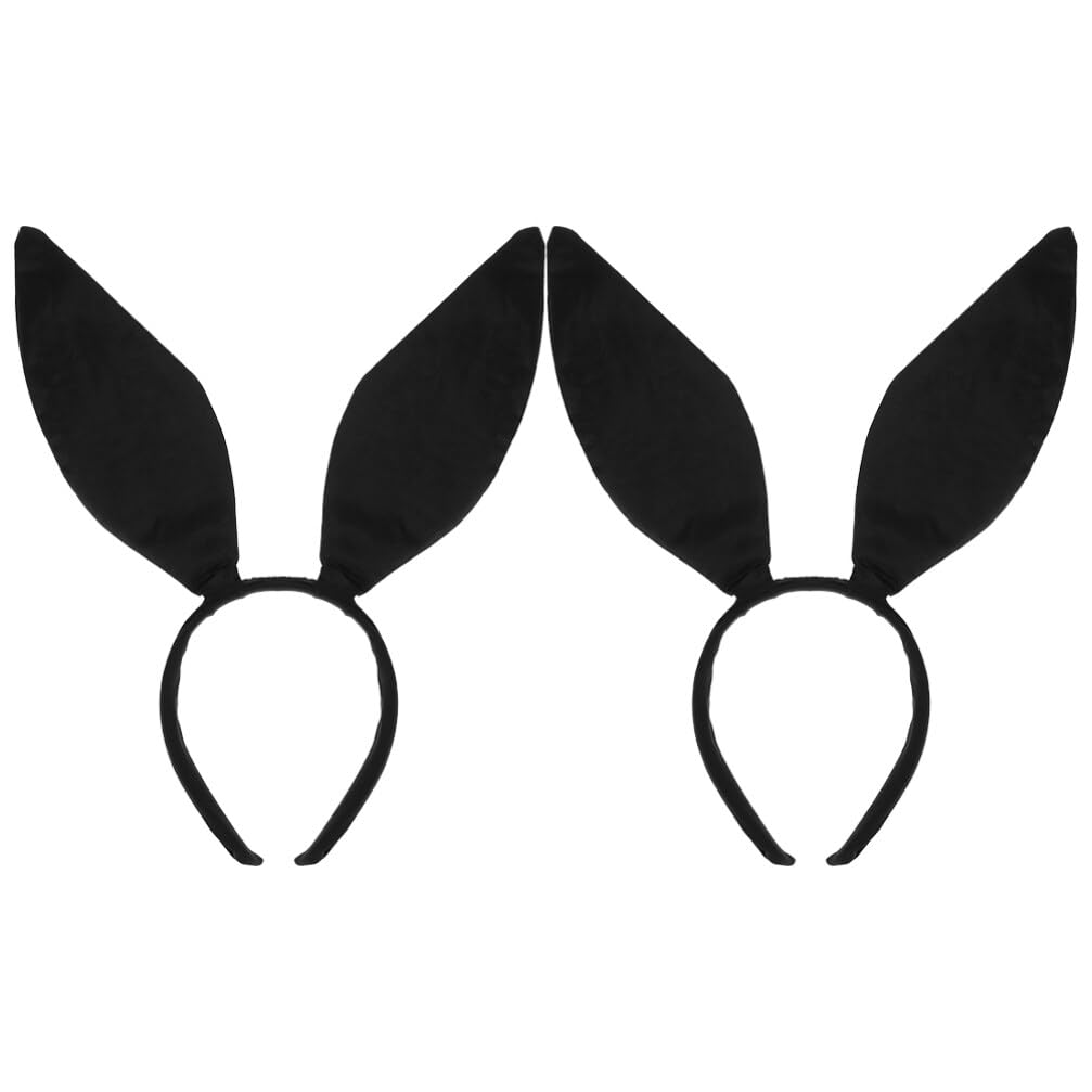 FRCOLOR 2pcs Bunny Ears Headbands Rabbit Ear Ears Headbands Hair Band Bunny Costume Accessories