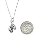 Sterling Silver Oxidized Medium Size Drama Theater Comedy Tragedy Mask Necklace