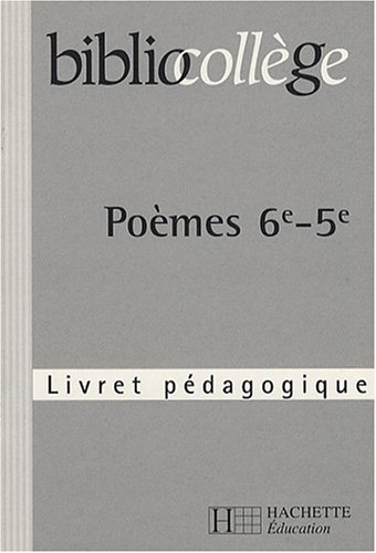 Poèmes 6e-5e