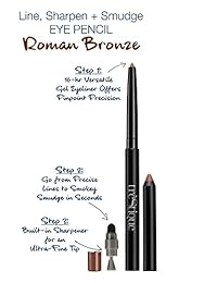 TrèStiQue Line, Sharpen & Smudge Eye Pencil - Lápiz 3 en 1, delineador, manchas, y afilador - Vegano, pegamento,...