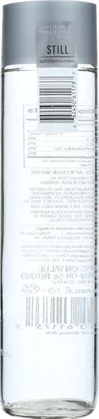 VOSS ARTESIAN STILL WATER, 375 ML 12.7 OZ GLASS