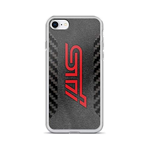 iPhone 7/8 Pure Clear Case Cases Cover Subaru STI Alcantara Carbon