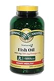 Spring Valley Fish Oil Supplement - 1000 mg, 300mg Omega-3, 300 Softgels
