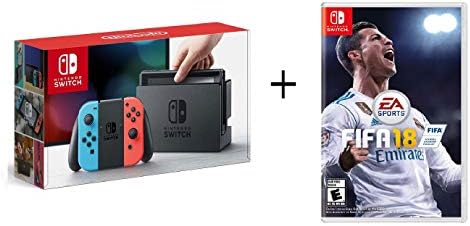 Nintendo Switch Console Neon Blue&Red With Combo Offer