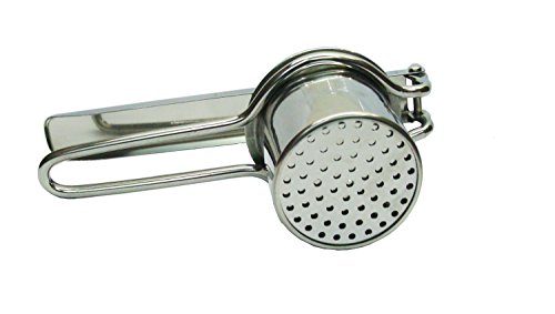 King International Stainless Steel Potato Riser and Masher, Silver