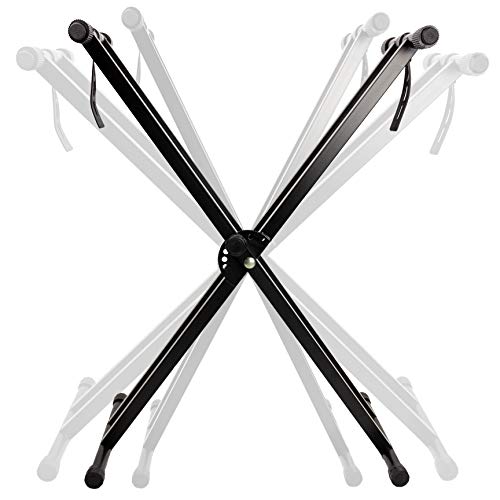 RockJam Adjustable Keyboard Stand with Locking Straps & Quick Release