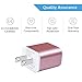 USB Charging Block, Ailkin Dual Port Wall Charger, USB Box Power Adapter Cube Charge Base, USB Charger Plug Power Brick Compatible with Phone X 8 7 6, Samsung S9 S8 S7, LG, ZTE, Kindle and More