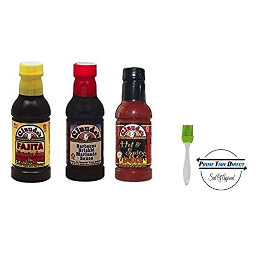 Claude's Variety Pack BBQ Brisket Marinade 16oz & Fajita Marinade 16oz