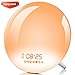 Venanoci Alarm Clock, Homagical Wake-Up Light Alarm Clock with Colored Sunrise Simulation & Sunset Fading Bedside Night Lamp, Dual Alarms, 7 Natural Sounds, Snooze, FM Radio for Adults Kids Bedrooms