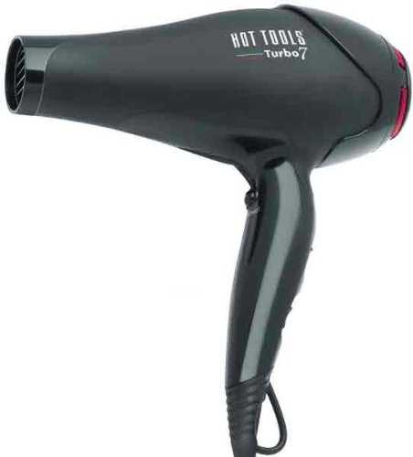 Click Here to See More Images Hot Tools Se7en Turbo Ionic Hair Dryer, DC Motor, 1600 Watts