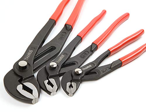 THANOS Tongue and Groove Pliers.Slip Joint Pliers.Water Pump Pliers with Push Button, Quick Adjust Channel Locks Pliers,Plumbing Pliers 10inch