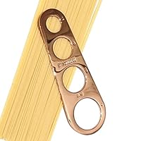 Rose Gold Copper Plated Stainless Steel Spaghetti Measuring Tool by Homey Product - Beautiful Premium Portion Measurer for Pasta and Noodles