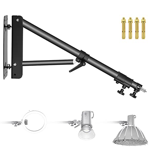 NEEWER Dreieck Boom Arm zur Wandmontage für Fotolicht und Blitz