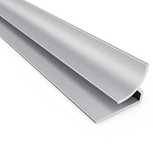 Fasade Easy Installation Rings Argent Silver Backsplash Panel for Kitchen and Bathrooms (18 sq ft Kit)