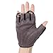 BOODUN Women's Shock-Absorbing Gel Pad Breathable Half Finger Mountain Bicycle Bike Road Racing Gloves, Small