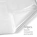 OPount 50 Pieces Vinyl Record Sleeves Album Covers-Outer Sleeves Transparent Protection Reusable for LP Records 13 x 12.6 Inch