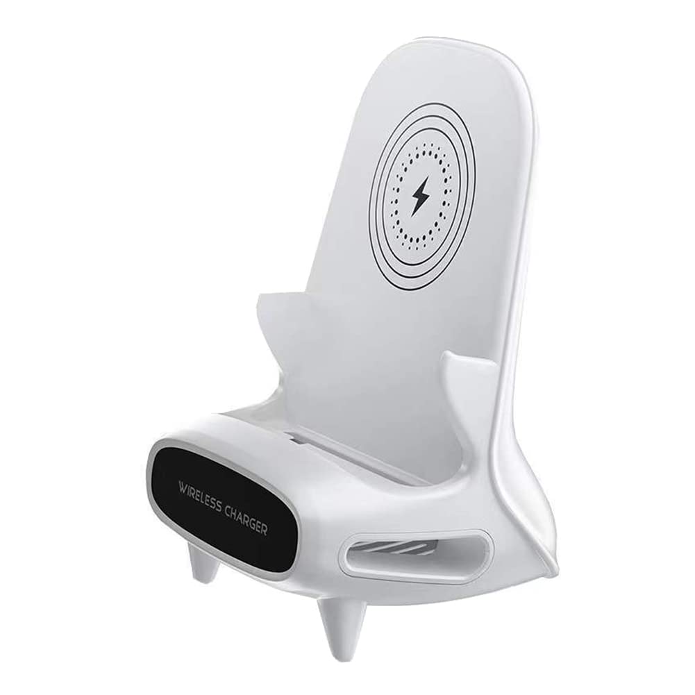 Tooteeru Mini Chair Wireless Charger with Phone Stand Mobile Phone Bracket Horizontal 15W Wireless Fast Charger