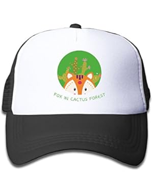 Fox In Cactus Forest Baby Boys Baseball Cap Infant Trucker Hat