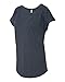 Next Level Apparel 6760 Lady Tri-Blend Dolman Tee Shirt - Vintage Navy44; 2XL