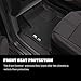 Husky Liners - X-ACT Contour | 2014-2018 Chevrolet Silverado/GMC Sierra 1500, 2015-2019 Chevrolet Silverado/GMC Sierra 2500/3500 HD Crew Cab, 2nd Row Liner - Black, 1 pc. | 53210