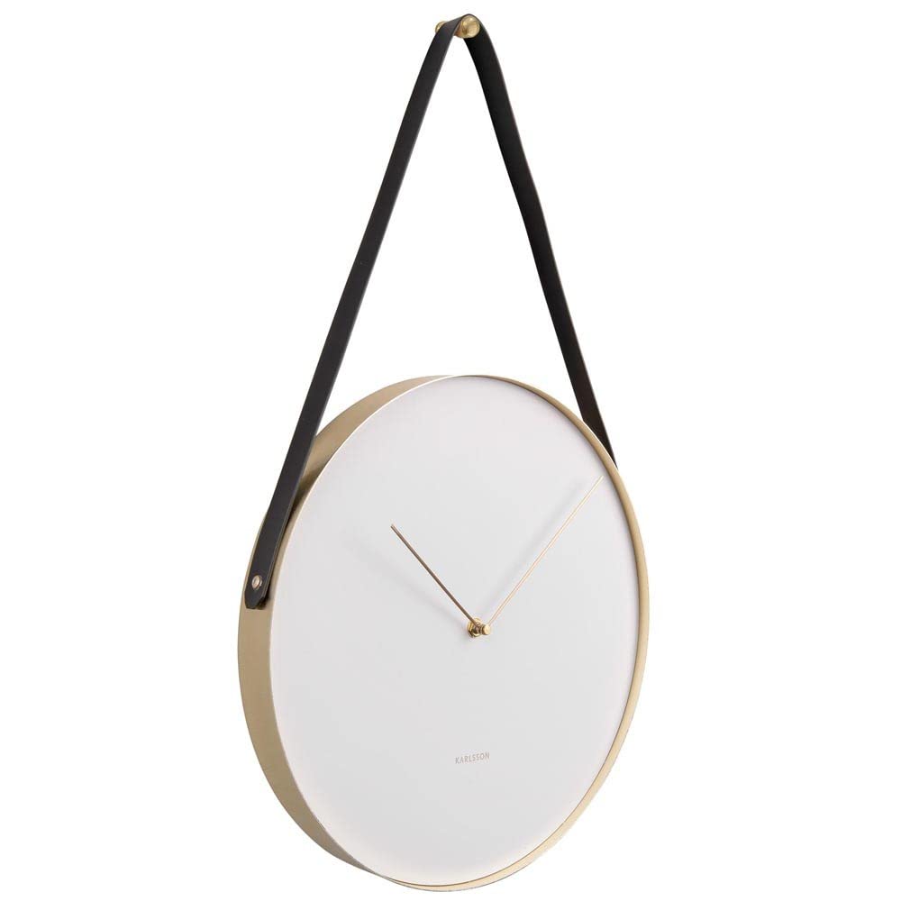 Karlsson "BELT wall clock - 34cm White (KA5767WH)