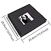 Scrapbook Album, 10 Inches, 80 DIY Black Papes LUNIQI Photo Collection with Phonto Opening and Gift Bow Knot, for Wedding, Valentines,Graduated, Party Day, Love Moment Recorder with 6 Corner Stickers
