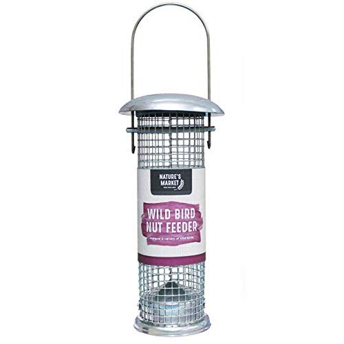 Natures Market 1 x BF018 Deluxe Nut Peanut Feeder - Steel