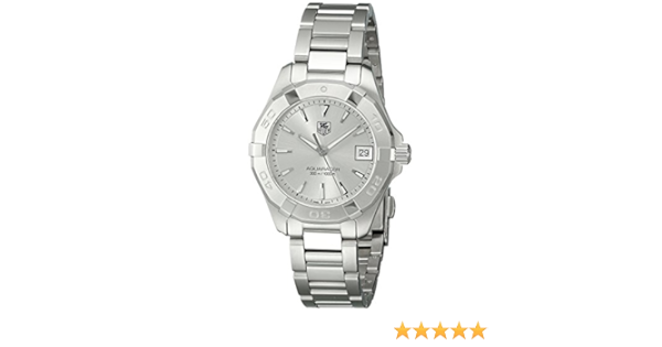 Amazon.com: TAG Heuer Women's WAY1311.BA0915 Analog Display Quartz Silver  Watch : Clothing, Shoes \u0026 Jewelry
