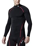 Tesla Men's Cool Dry Compression Baselayer Mock Long Sleeve T Shirts T11