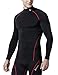 Tesla Men's Cool Dry Compression Baselayer Mock Long Sleeve T Shirts T11