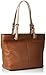 MICHAEL Michael Kors Women's Bedford Top Zip Pocket Tote, Luggage, One Size