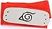 Ys&Ts Naruto Konoha Village Ninja Shinobi Cosplay Headband (Konoha, Red)