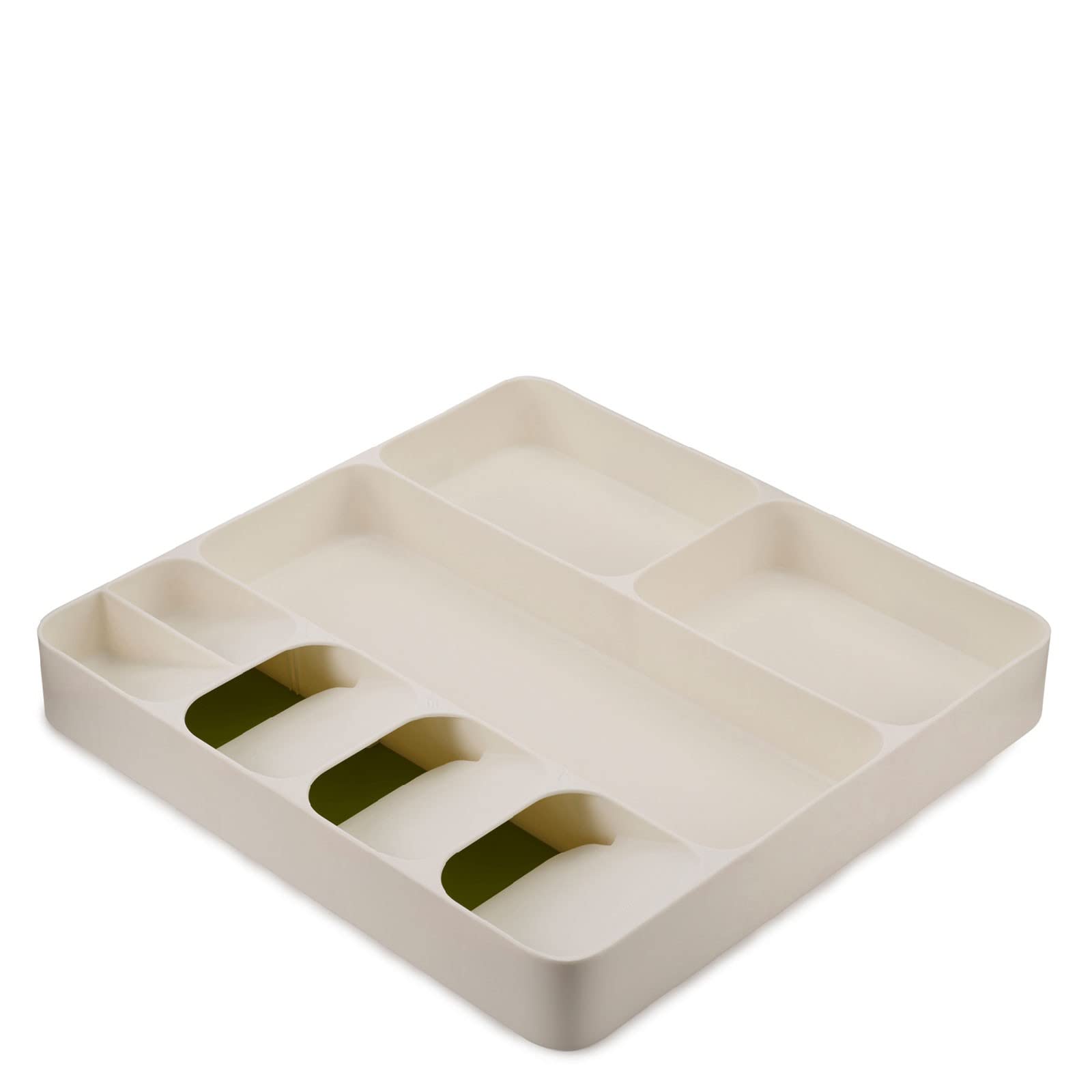 Joseph Joseph DrawerStore Cutlery, Kitchen Utensils and Cooking Utensil Gadget Accessories Organiser, in drawer storage – White