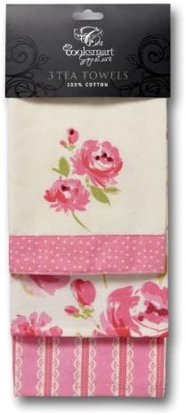 Cooksmart Signature Love to Bake Tea Towel, Multi-Color by Cooksmart