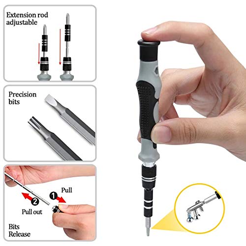 image for Anweike Precision Screwdriver Set - Repair Tool Kit - Magnetic Steel S