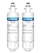 Waterdrop 469690 ADQ36006101 Refrigerator Water Filter, Replacement for LG® LT700P®, ADQ36006102, Kenmore® 9690, LFXS30766S, LFXS24623S, FML-3, RFC1200A, RWF1200A, WSL-3, Pack of 2 Package May Vary