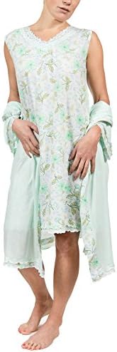 Prime Sleepwear Women's Floral Short Sleeve Capri Set SW4414-L-P