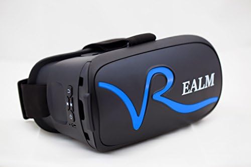 VRealm Virtual Reality Immersive Headset–Lightweight & Comfortable VR Glasses, Smart Lens System, Universal VR Goggles For Android & iOS Phones, Innovative Multi-Touch Controls For 3D Games & Movies