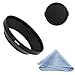 SIOTI 62mm Lens Hood, Matte Treatment Inside, Aluminum Material, Compatible with All Camera Lens S/C/N/F/O/P etc.(62mm)